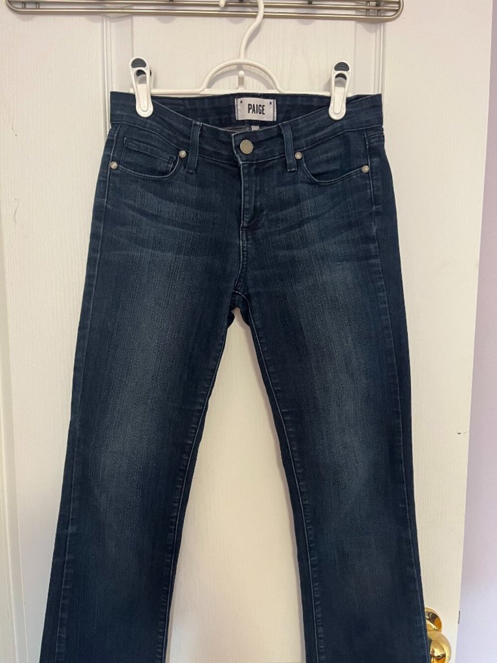 PAIGE Bootcut Manhattan Size 26 Bespoke (Dark Blue Denim)